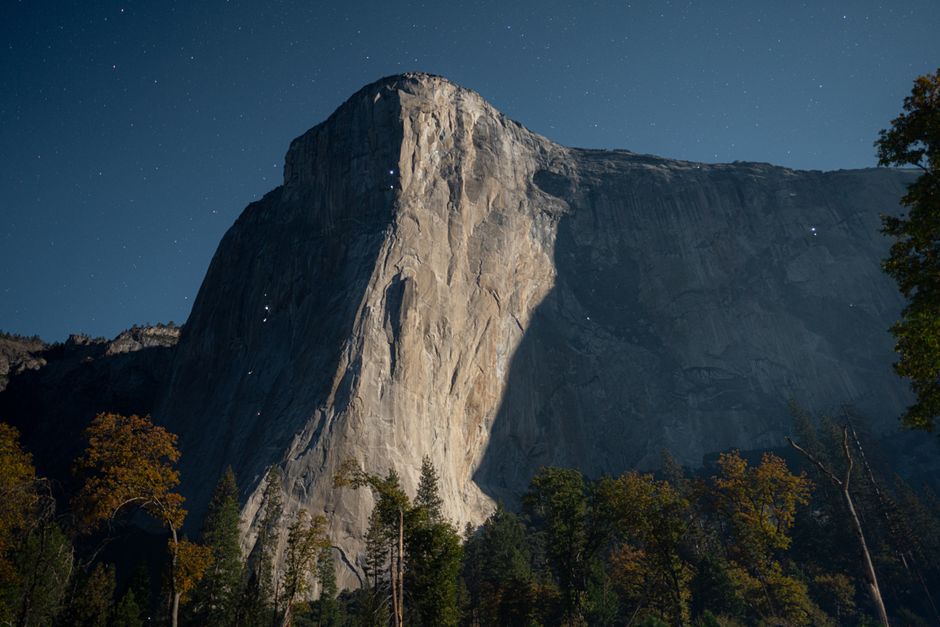 Acampamento sob as estrelas em Yosemite