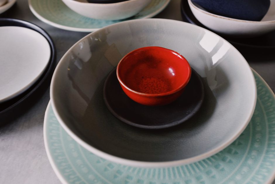 Serviço de Jantar para 8 Pessoas em Porcelana Italiana