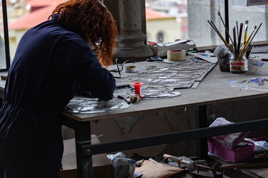 Workshop de Vitrais + Escultura em Vidro em Praga