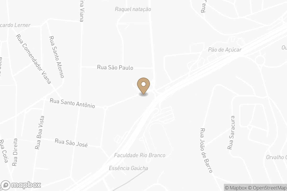Mapa de Paróquia Santo Antônio